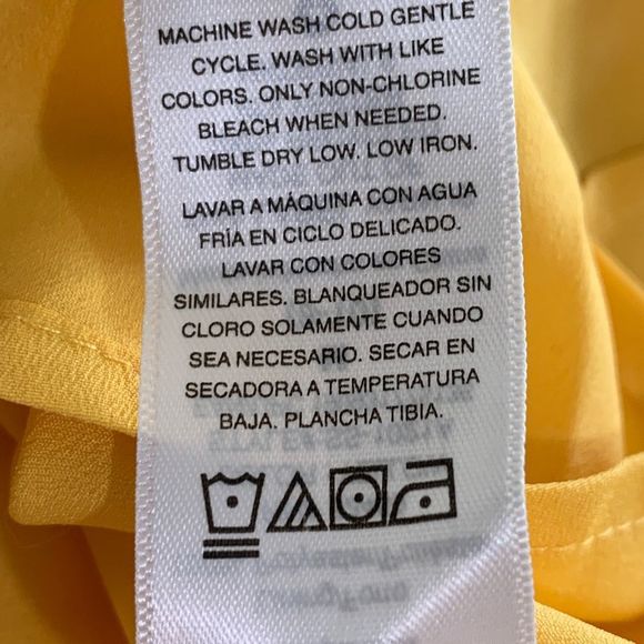 Scoop for Walmart off the shoulder maxi dress yellow size medium 8–10 1746 - Picture 8 of 9